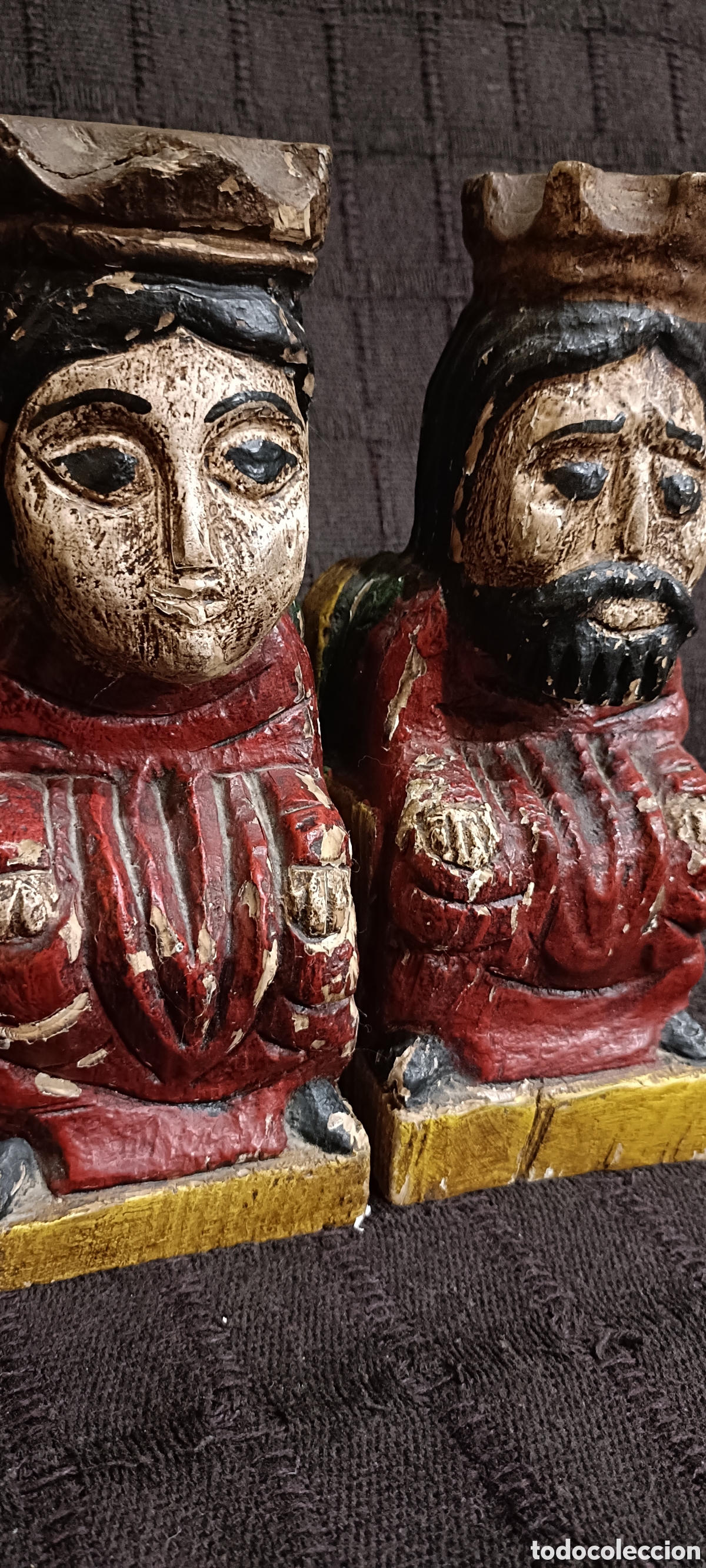 Arte: Figura madera policromadas - Foto 1