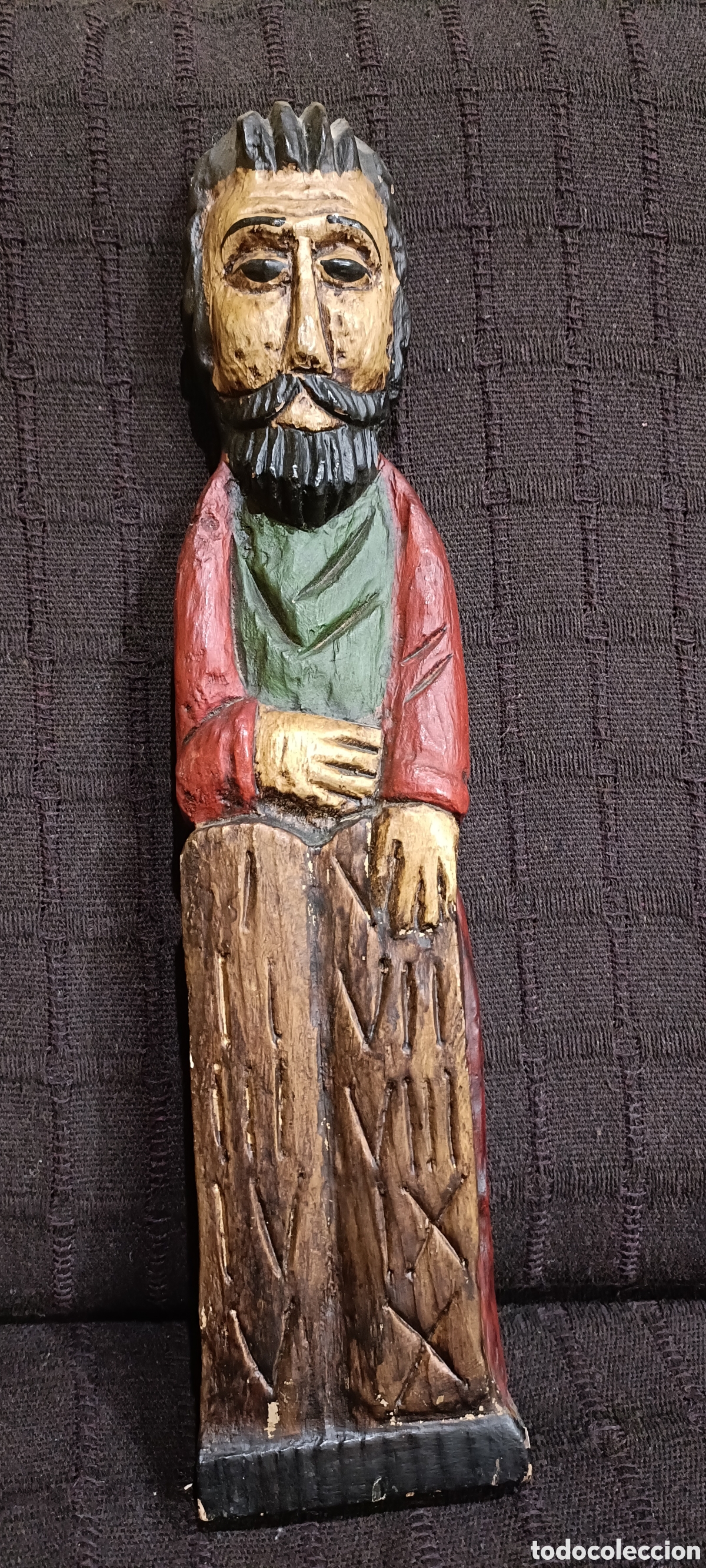 Arte: Figura madera moises - Foto 1