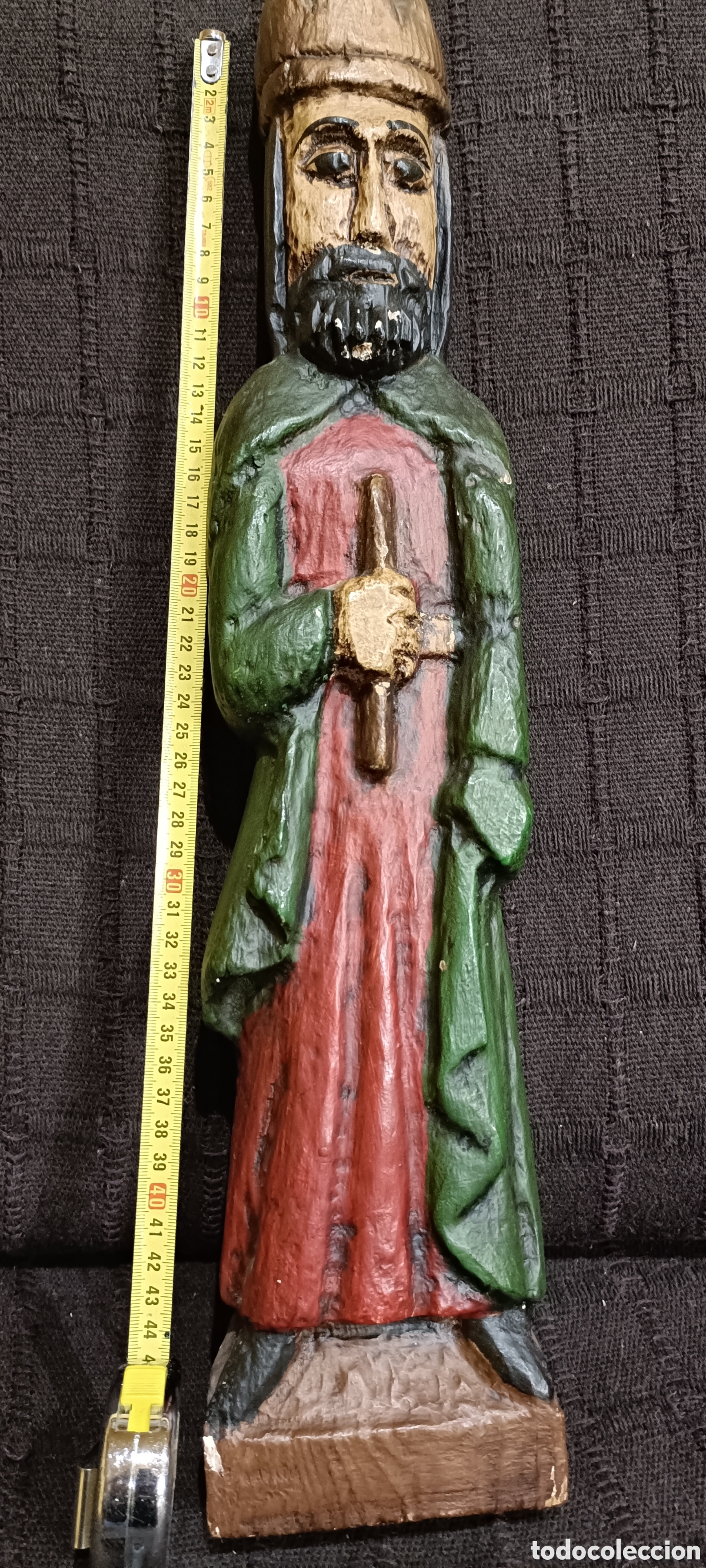 Arte: Figura madera Rey David - Foto 2