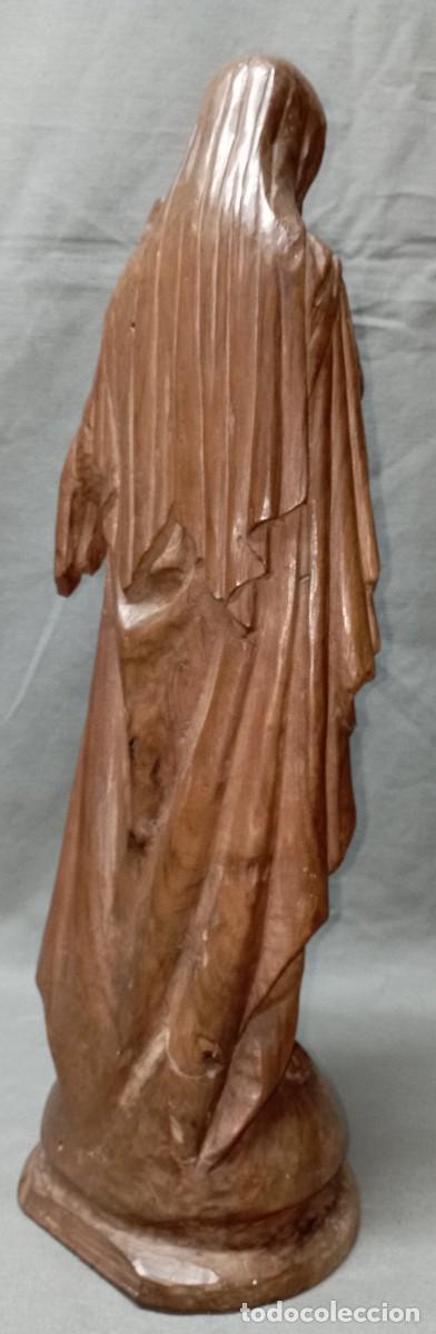 Arte: Virgen con el ni&ntilde;o. &Aacute;lamo. - Foto 4