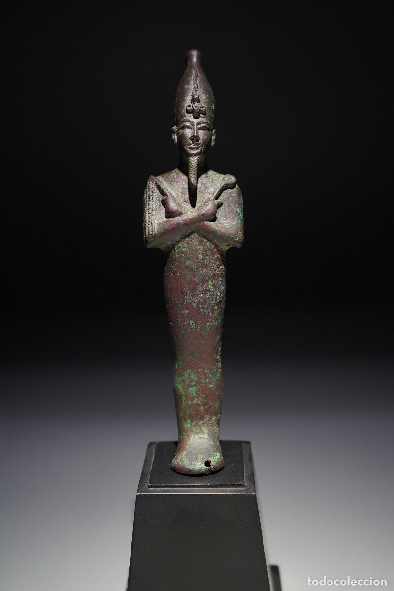 Arte: Bronce antiguo Egipto Dios Osiris - Foto 2