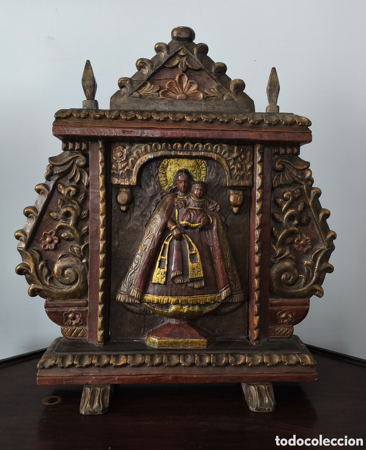 Art: TALLA COLONIAL SIGLO XVIII MADERA