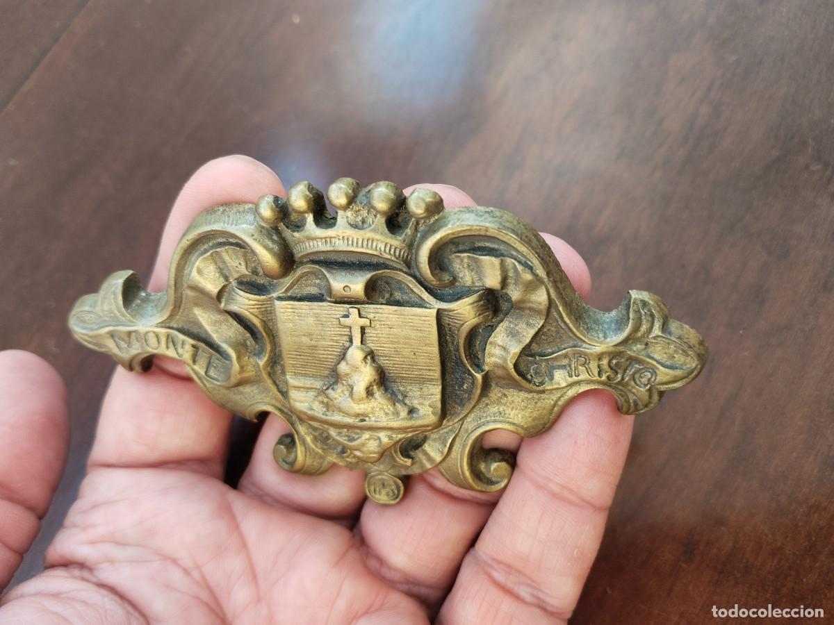 Arte: Placa en bronce Montecristo. Monte Christo. - Foto 6