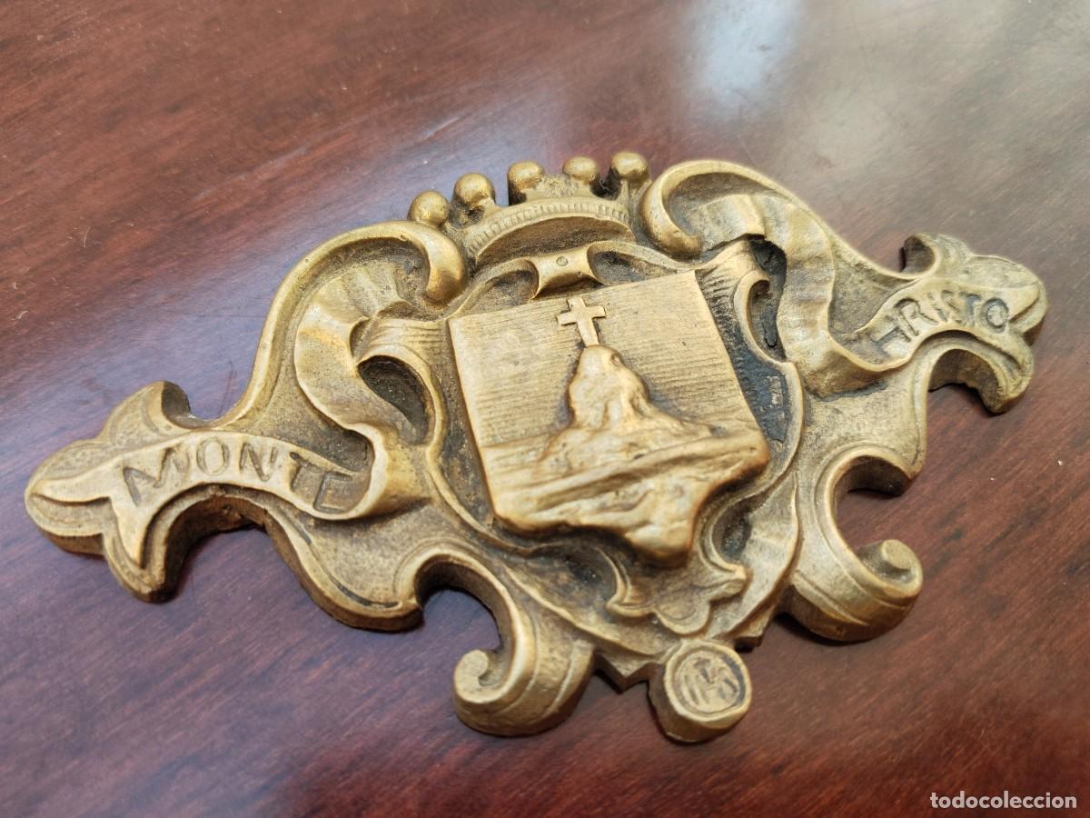 Arte: Placa en bronce Montecristo. Monte Christo. - Foto 7