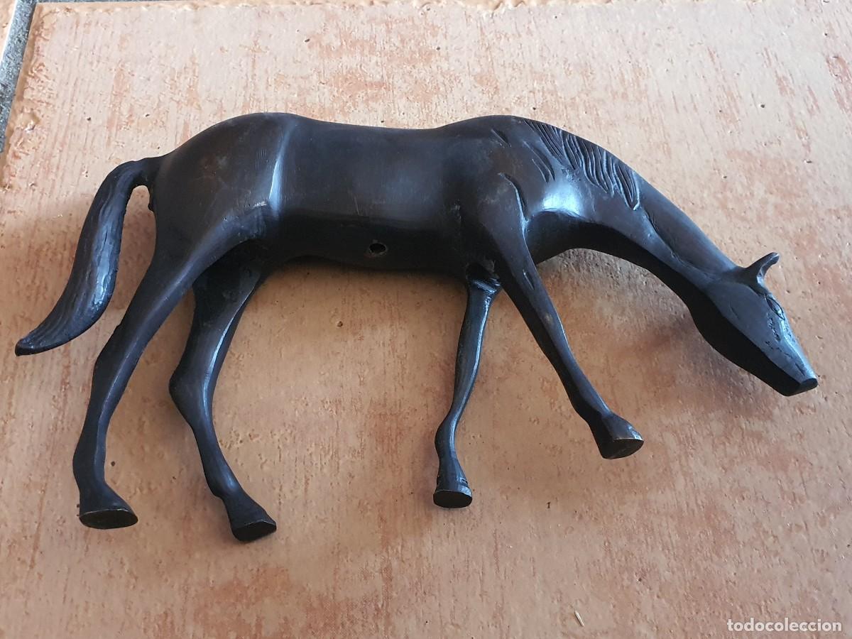 Arte: Figura vintage de caballo de bronce &ndash; Especial coleccionistas (23 cm)