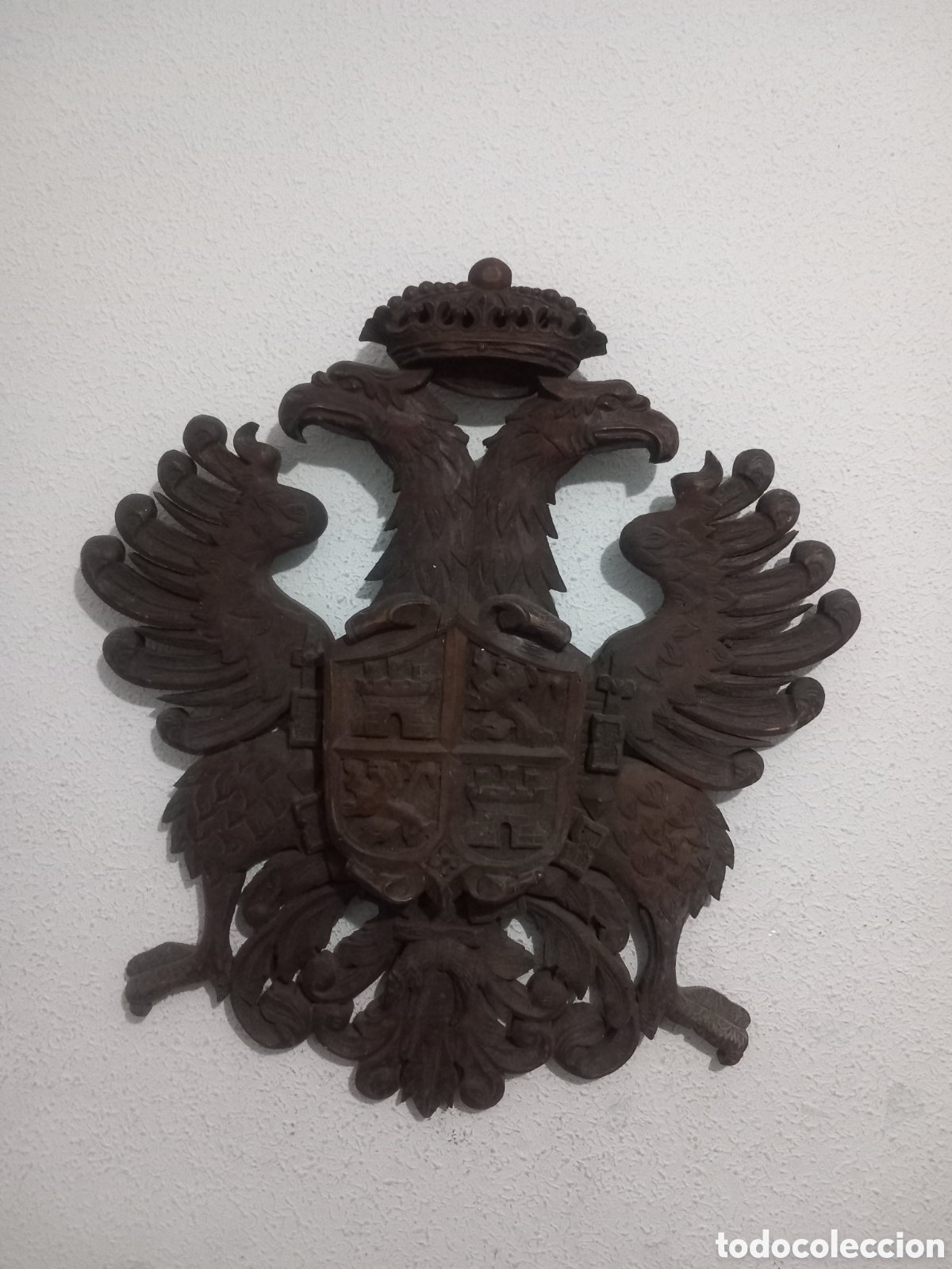 Arte: AGUILA TALLADO EN MADERA,,VER FOTOS