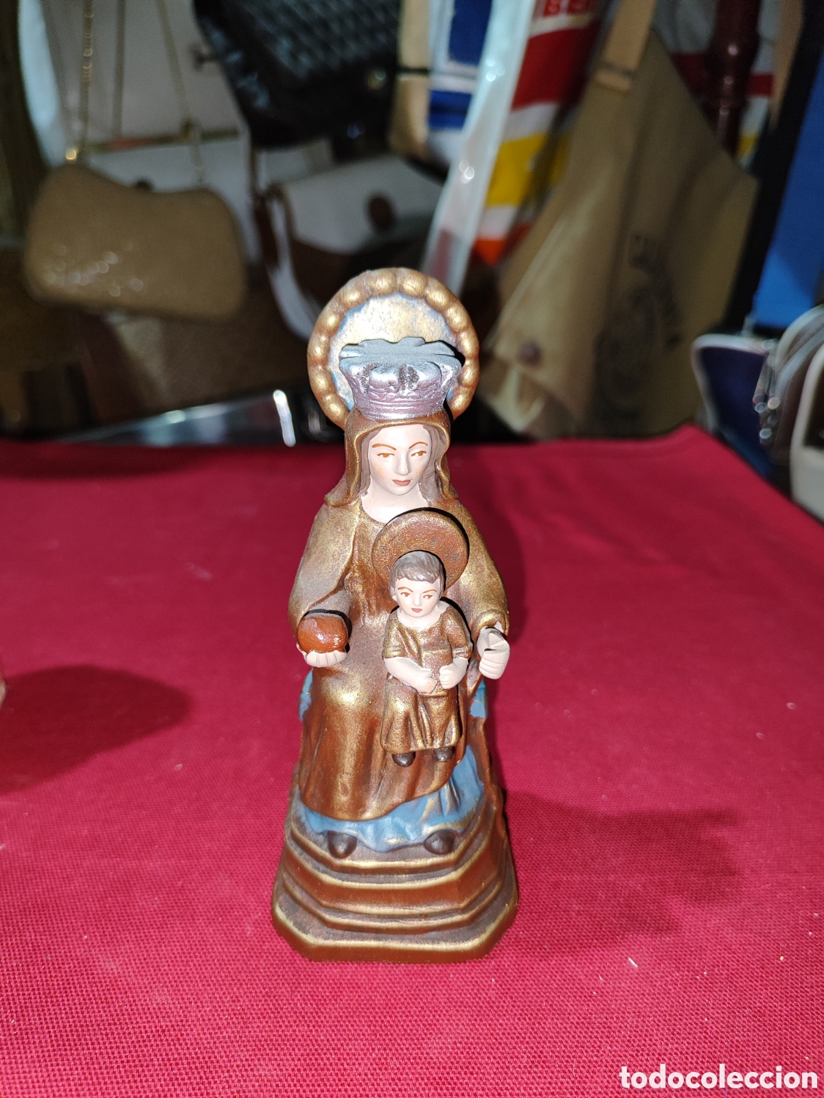 Arte: Figura de la virgen de la Arrixaca de Murcia sin numerar de terracota