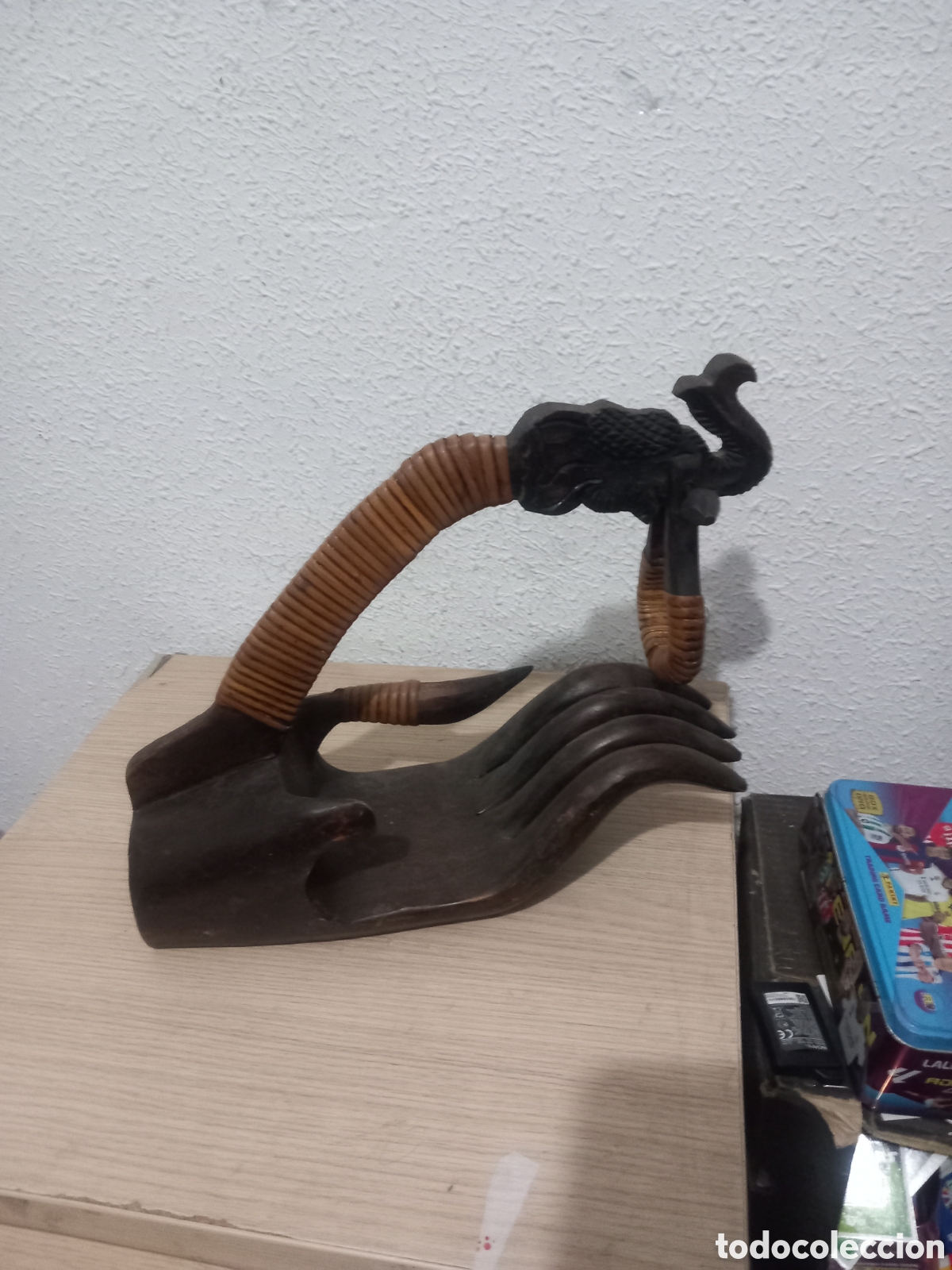 Arte: MANO TALLADA EN MADERA,,VER FOTOS