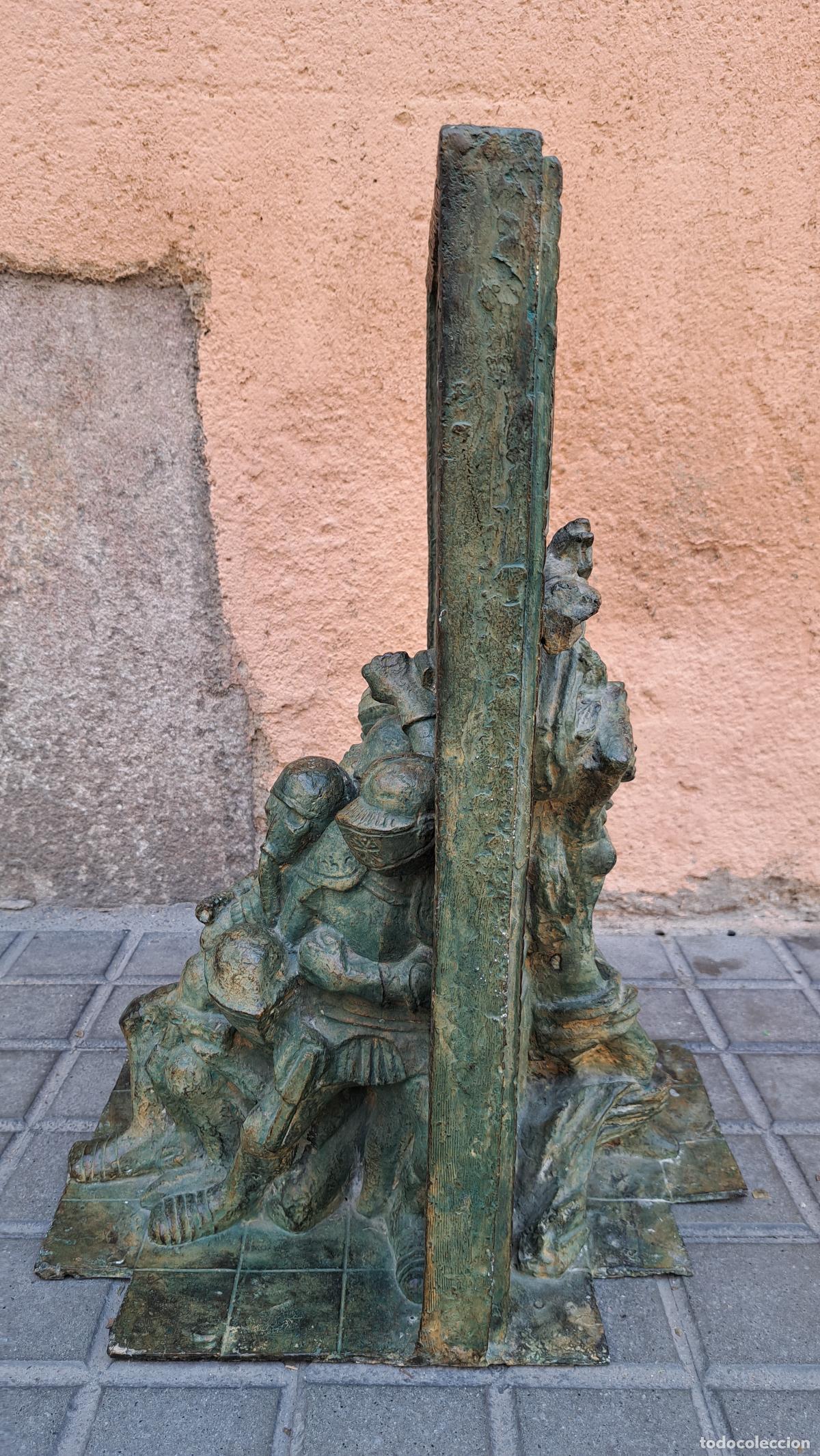 Arte: ESCULTURA BRONCE FIRMADA JULIO ALVAREZ GUTIERREZ (1928-2011)