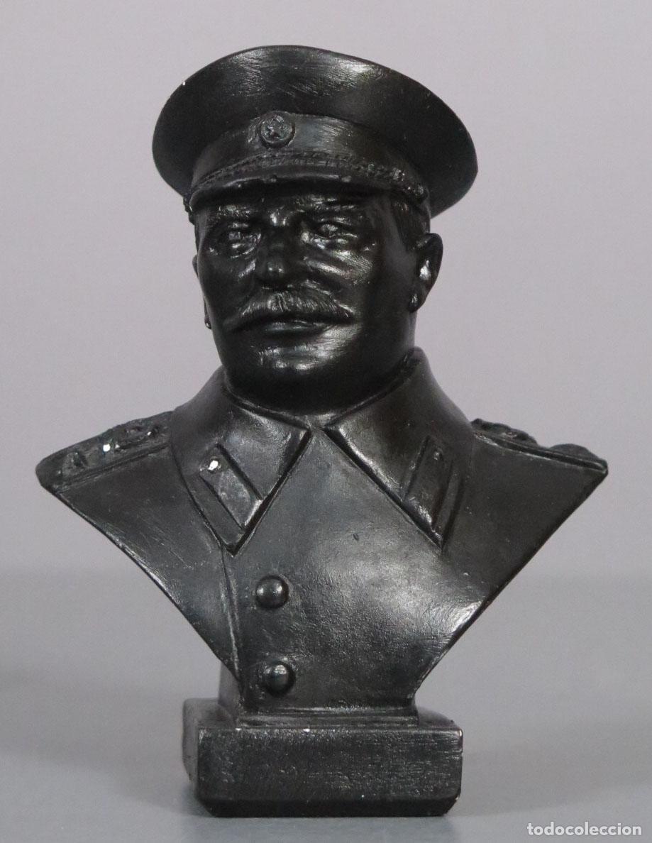 Arte: BUSTO. STALIN. RESINA PATINADA.