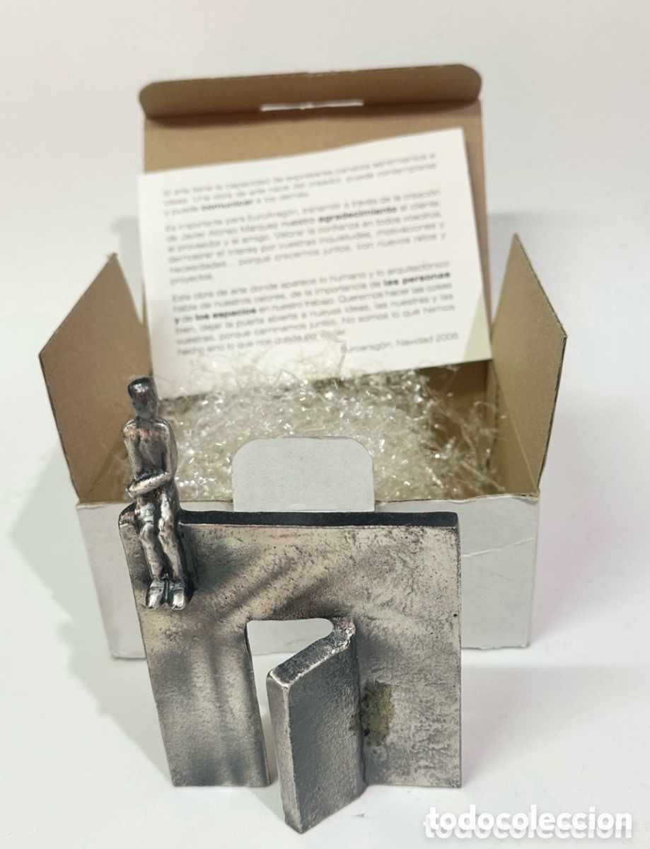 Art: Obra de arte Bronce con ba&ntilde;o de plata. 2006 EuroArag&oacute;n