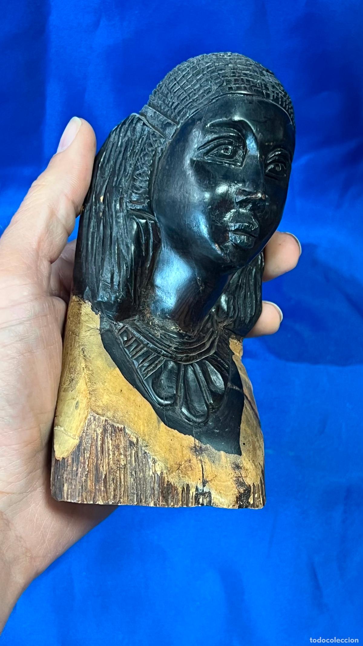 Art: BUSTO EX&Oacute;TICO FEMENINO TALLADO EN MADERA