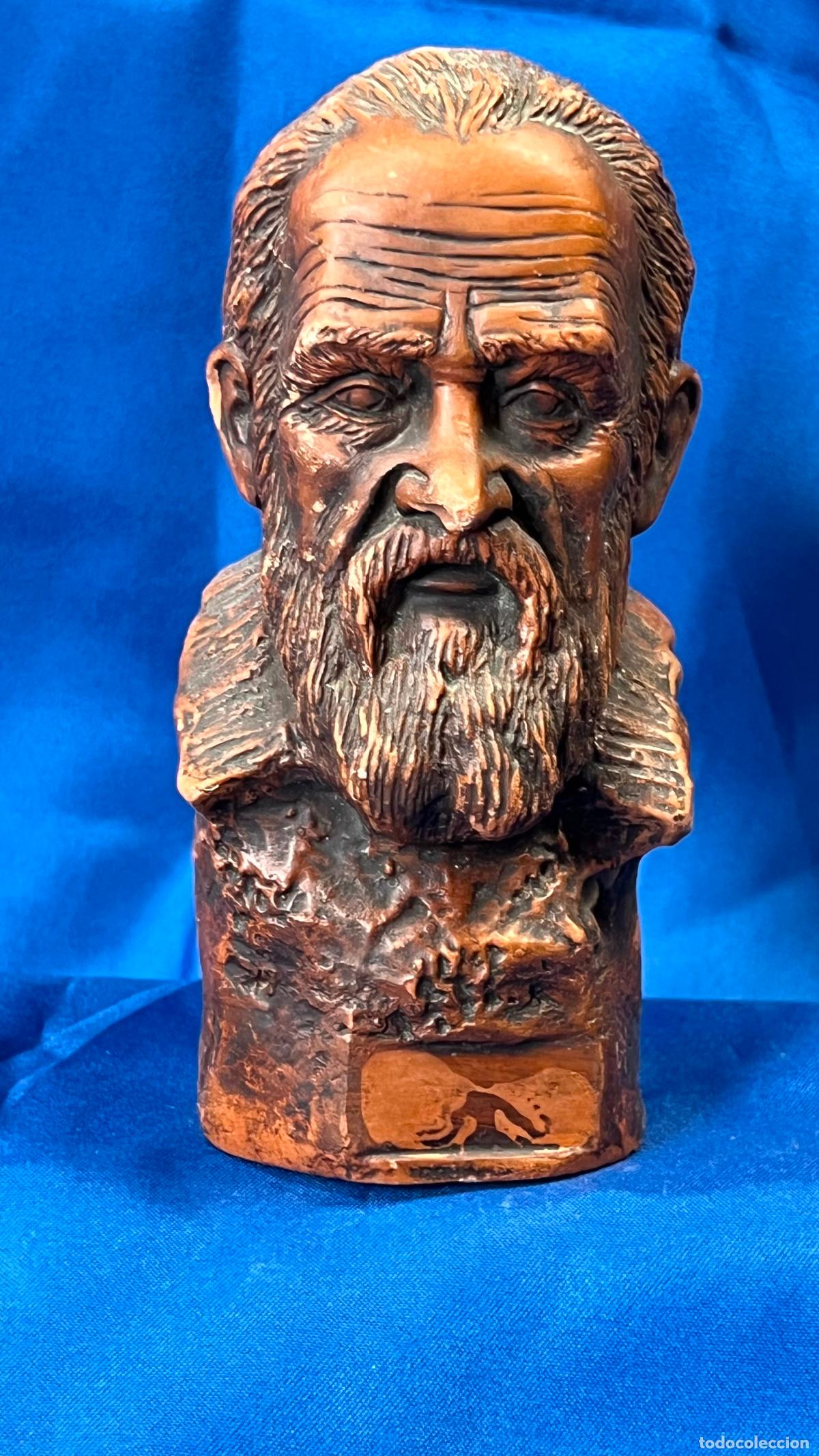 Art: BUSTO DE GALILEO GALILEI EN BARRO O TERRACOTA