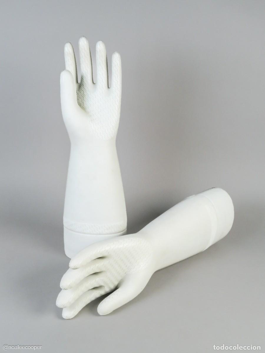 Arte: Pareja de moldes industriales hechos en porcelana mediados siglo XX