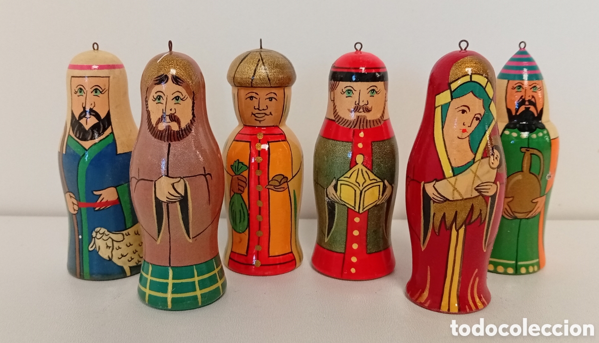 Arte: BELEN EN FORMA DE MATRIOSKA NAVIDE&Ntilde;O (MU&Ntilde;ECAS RUSAS)