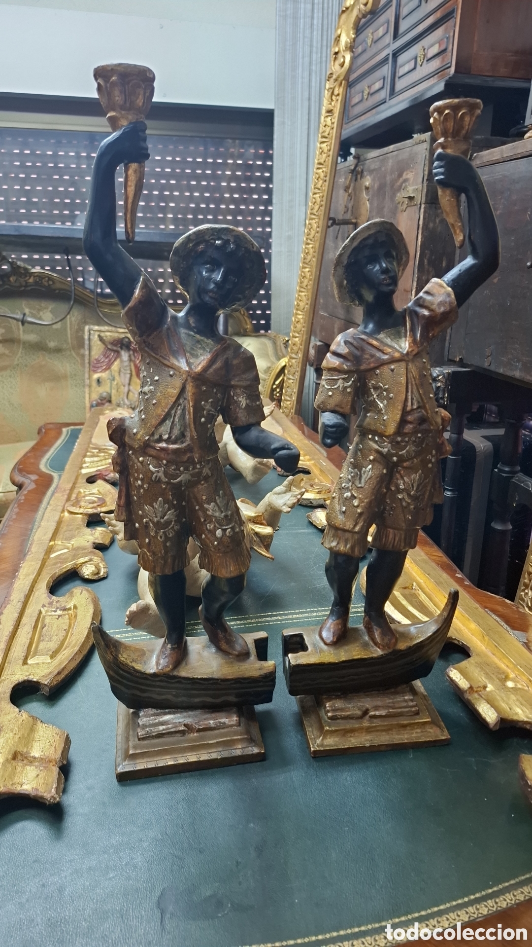 Arte: Pareja de venecianos siglo xix