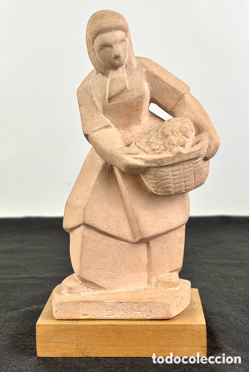 Arte: LLUIS GRAU MESTRES- VEREMADORA- ESCULTURA TERRACOTA