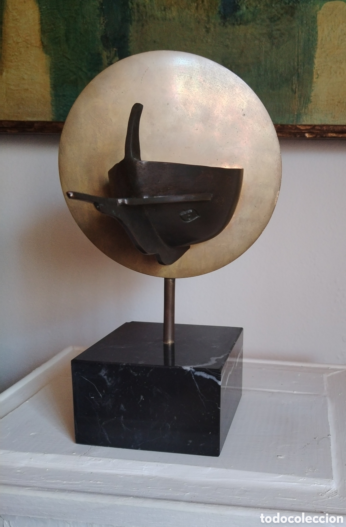 Arte: JAIME PIMENTEL. Escultura en bronce. Pieza &uacute;nica.