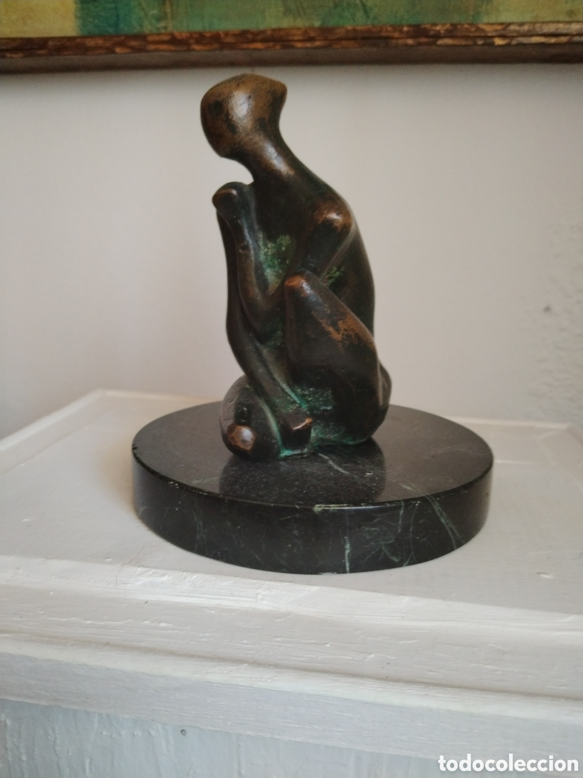 Arte: Patricia Rowland. Escultura en bronce.