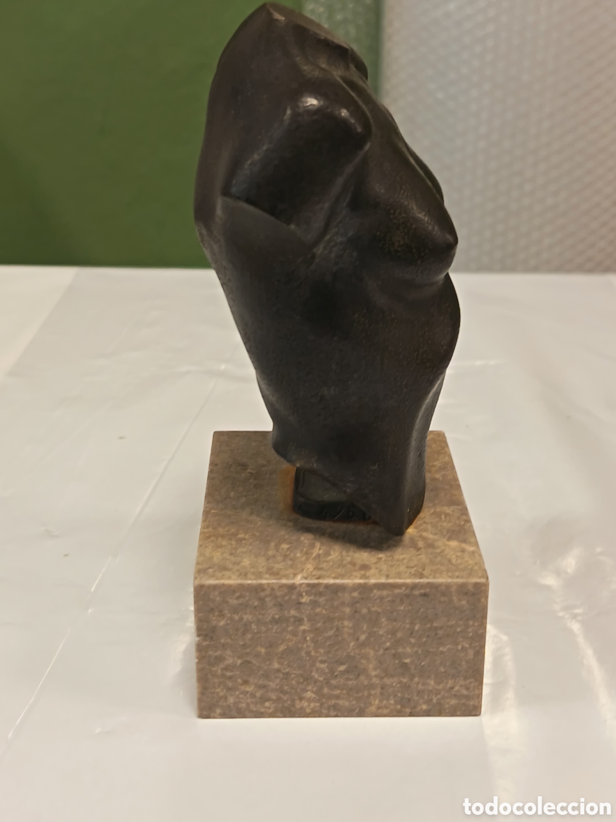 Arte: Busto de metal con base de m&aacute;rmol - Foto 6