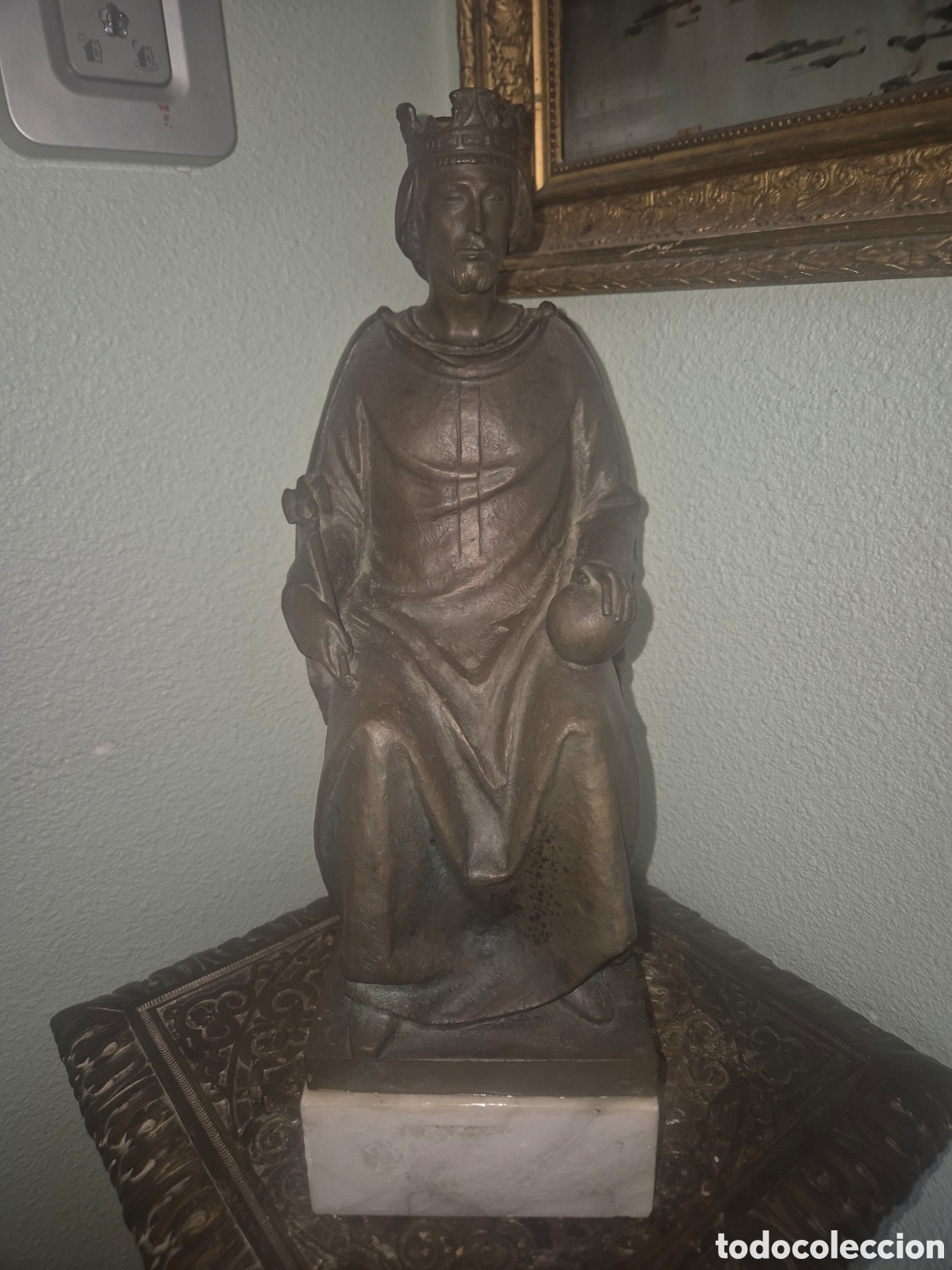 Arte: ALFONSO X EL SABIO, de Bronce del escultor Gonzalez Moreno
