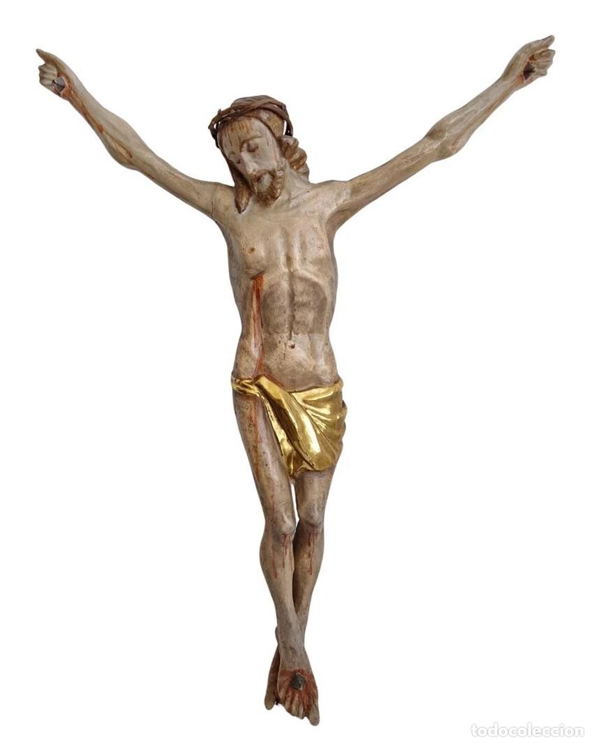 Arte: Escultura Crucifijo / Corpus Christi. Siglo XVIII. Escuela Alemana