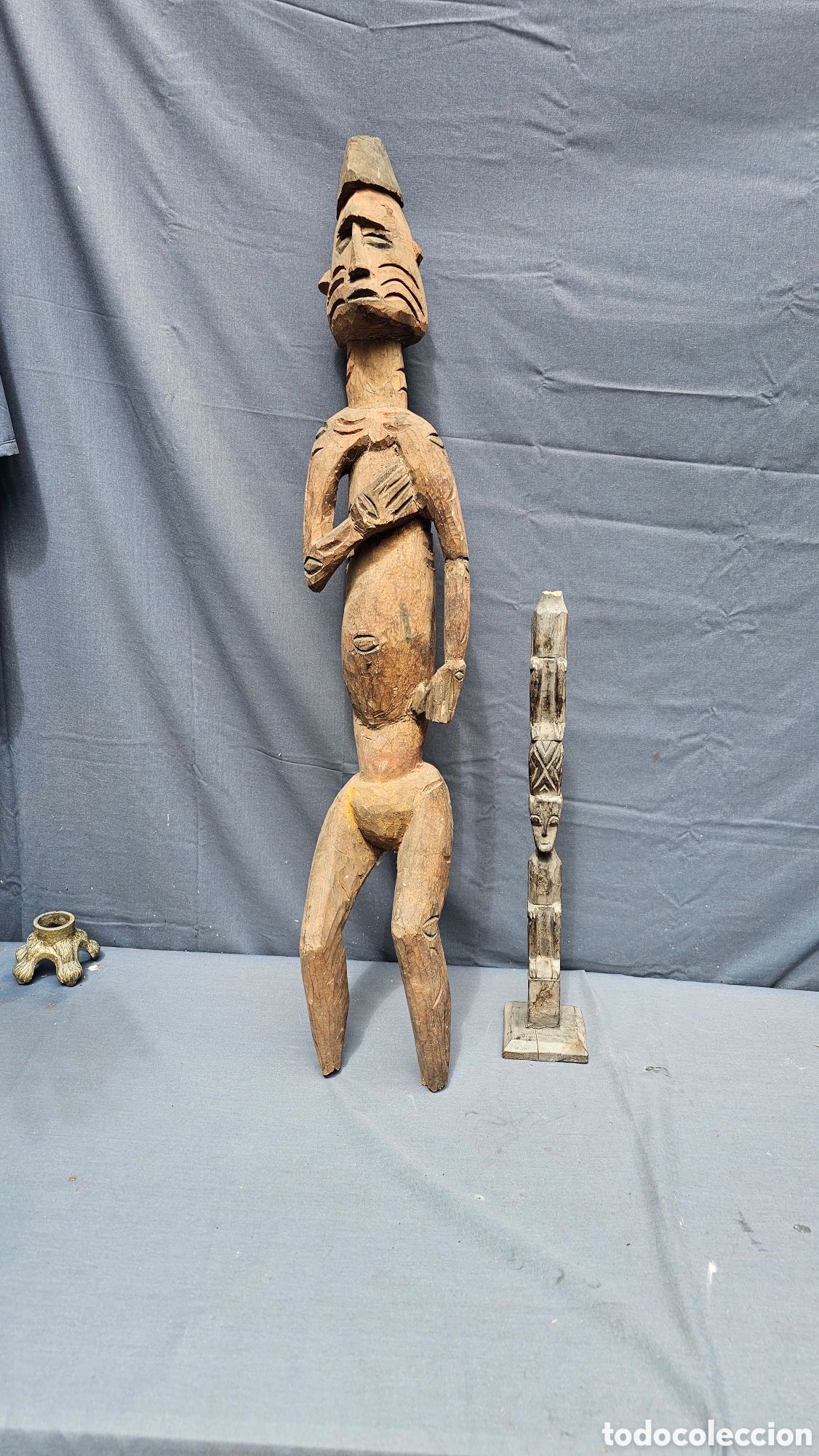 Arte: Esculturas antiguas de madera tallada para restaurar