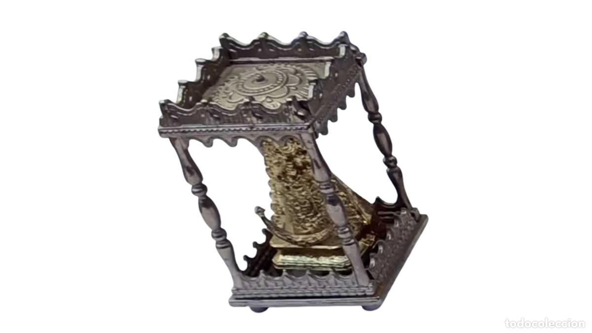Art: MINIATURA VIRGEN DEL ROCIO EN SU PASO PROCESIONAL - A&Ntilde;OS 60/70