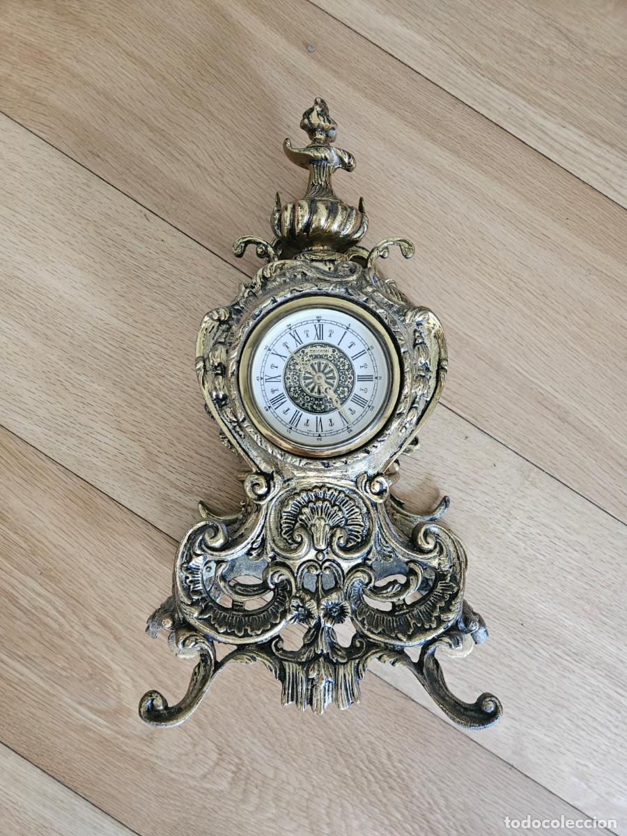 Arte: Reloj de mesa de bronce - Foto 1