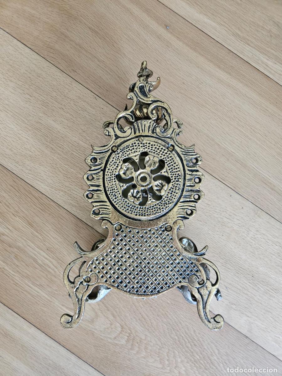 Arte: Reloj de mesa de bronce - Foto 2