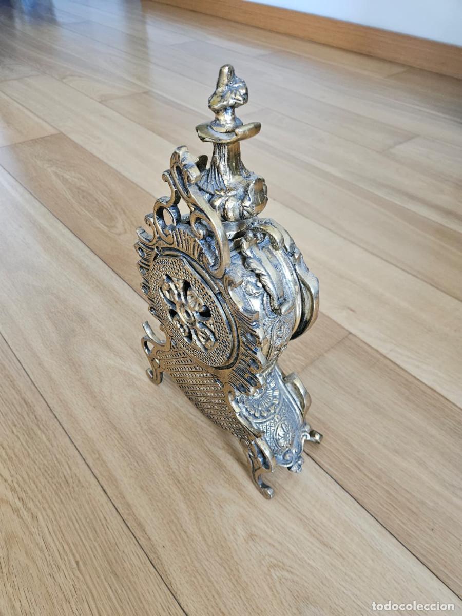 Arte: Reloj de mesa de bronce - Foto 5