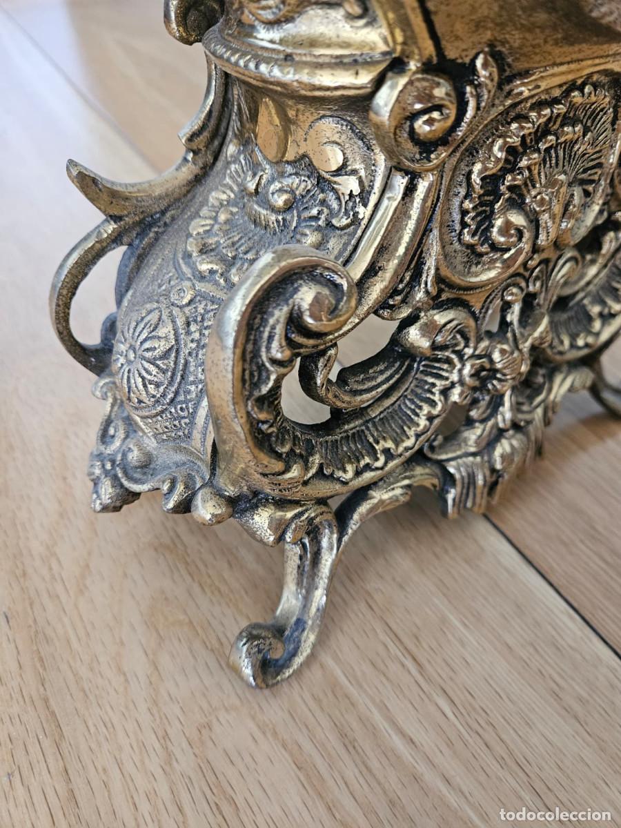 Arte: Reloj de mesa de bronce - Foto 6