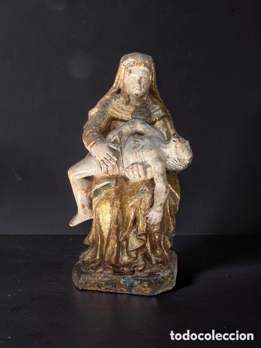 Arte: PIEDAD (TALLA DE MADERA,SIGLO XVI)