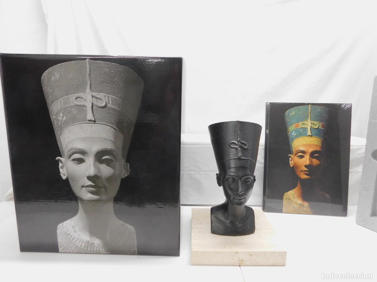 Arte: SKEL NEFERTITI - NEUES MUSEUM - ESCULTURA - BRONCE PATINADO