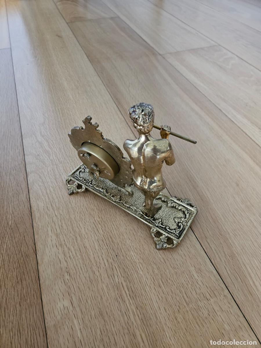 Arte: Reloj de mesa de bronce - Foto 2