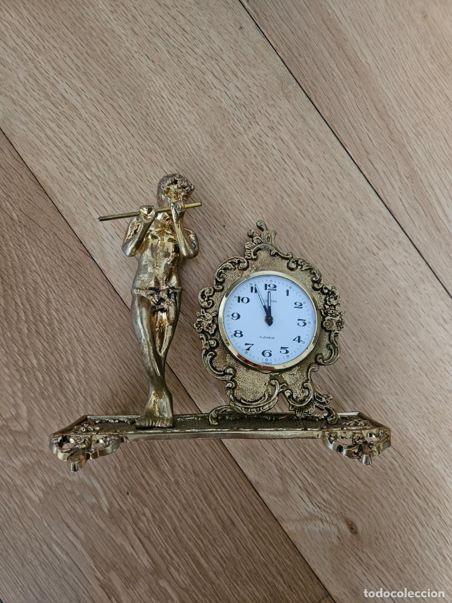 Arte: Reloj de mesa de bronce - Foto 3