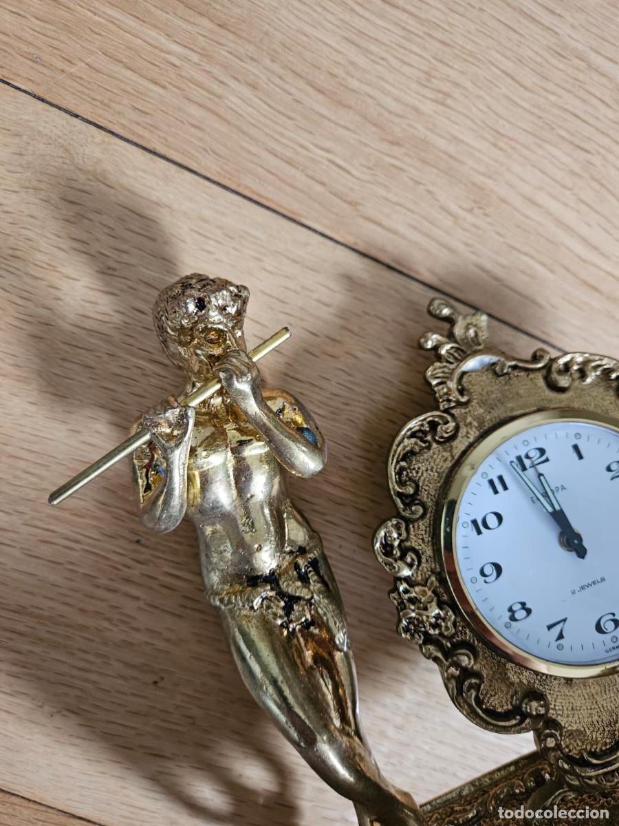 Arte: Reloj de mesa de bronce - Foto 5