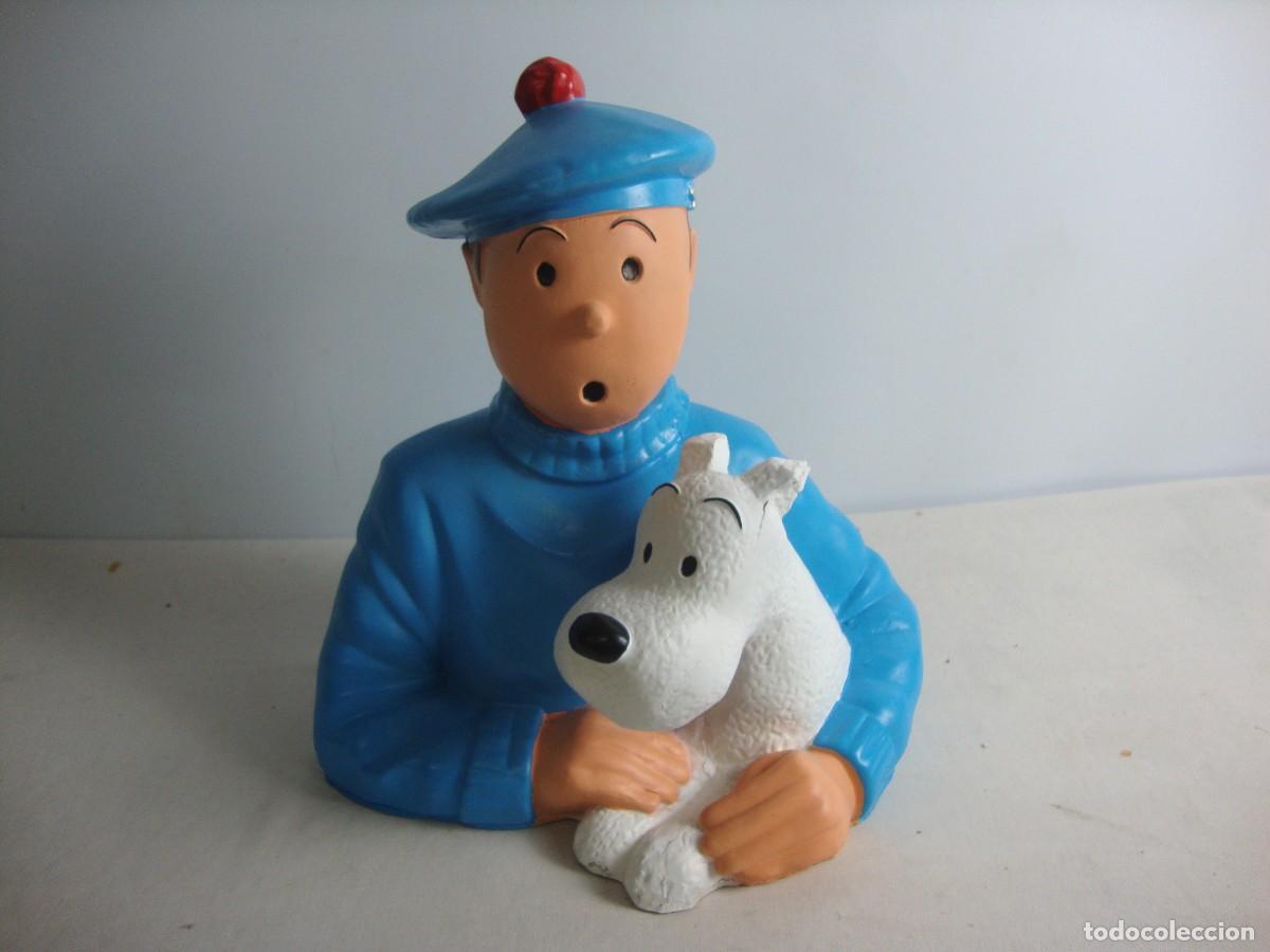 Arte: Tintin escoces con milu en resina