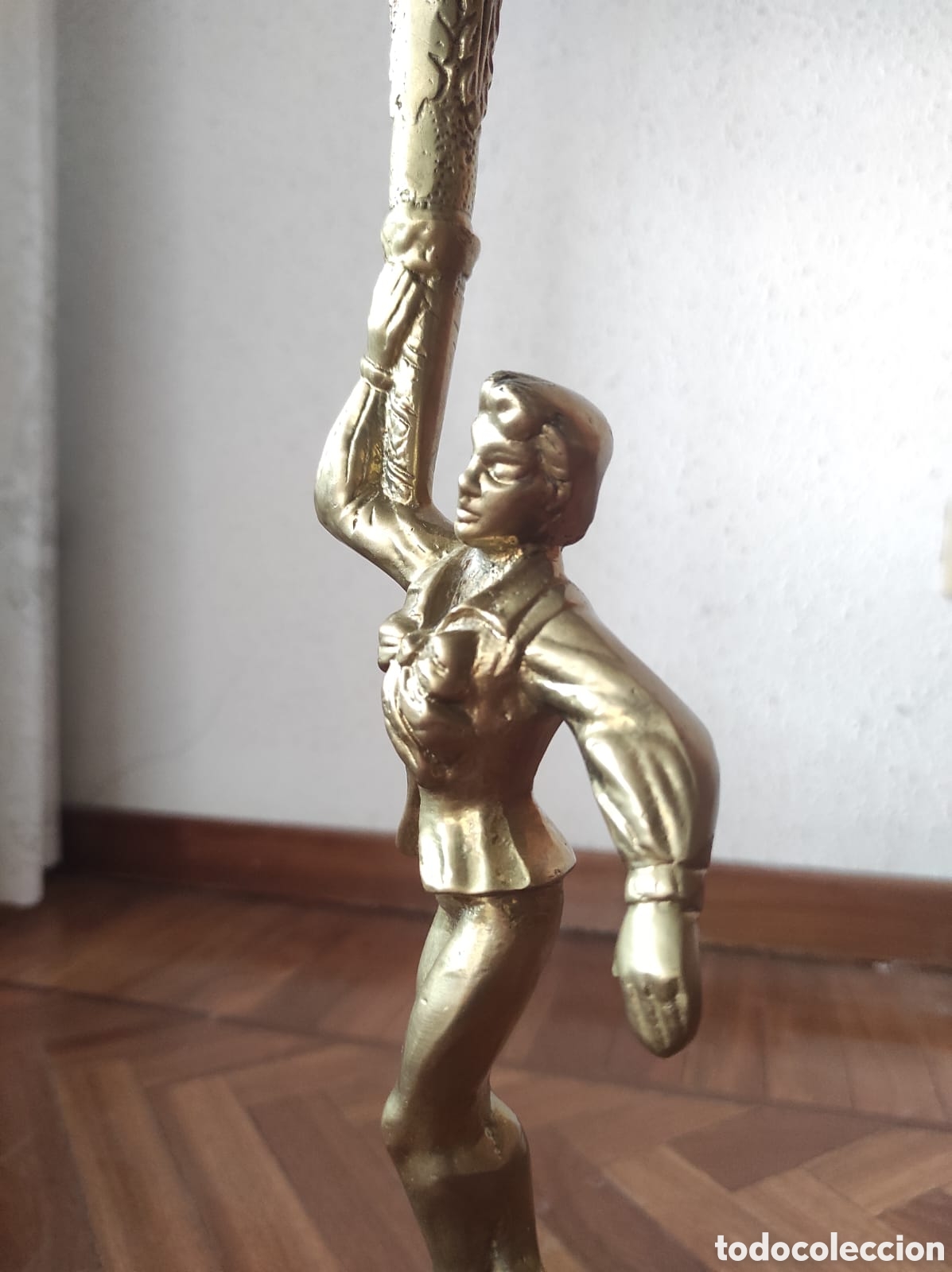 Arte: Cenicero antiguo bronce - Foto 2
