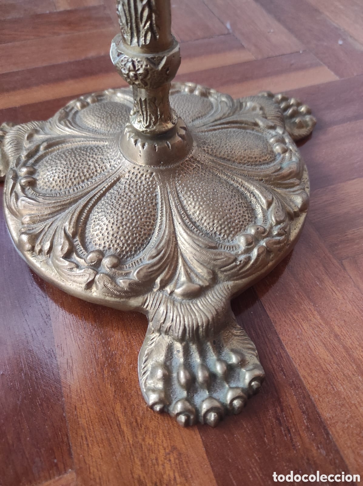 Arte: Cenicero antiguo bronce - Foto 3