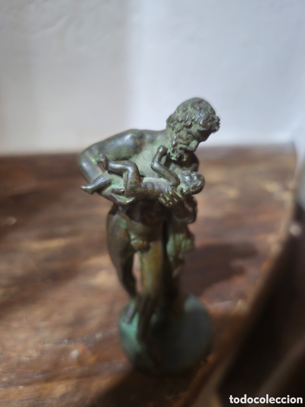 Arte: &rdquo;Silenus and the Infant Bacchus&rdquo;, Escultura siglo XIX