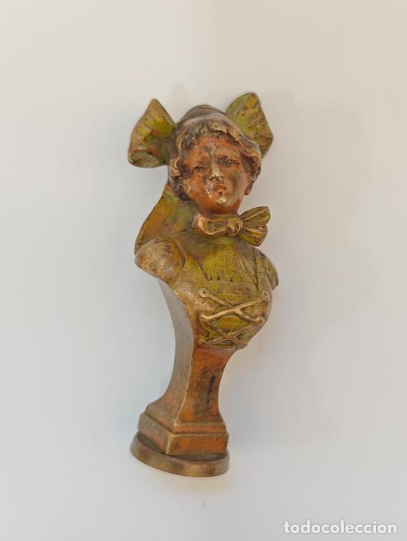 Arte: SELLO DE BRONCE DE MUJER - Foto 1