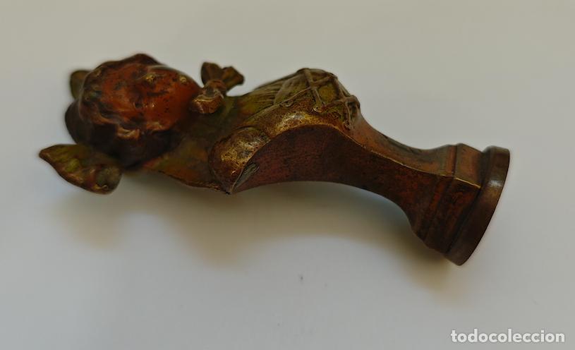 Arte: SELLO DE BRONCE DE MUJER - Foto 3