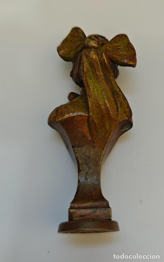 Arte: SELLO DE BRONCE DE MUJER - Foto 4