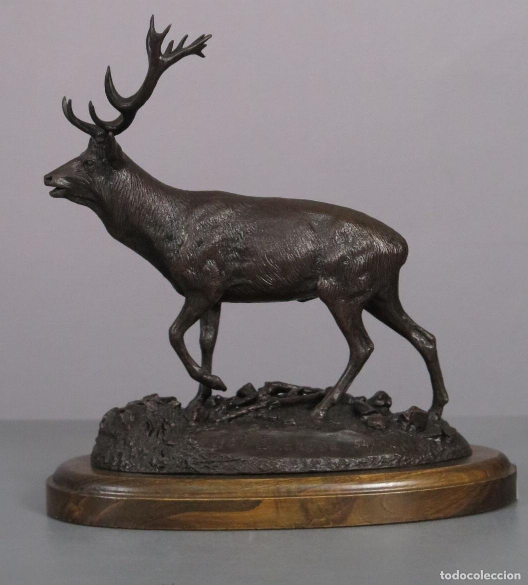 Arte: CIERVO. BRONCE. LALANDA, JOSECHU (1939 - 2015)