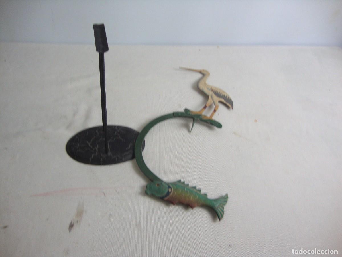 Arte: Tentetieso en forma de cig&uuml;e&ntilde;a con pez - Foto 4