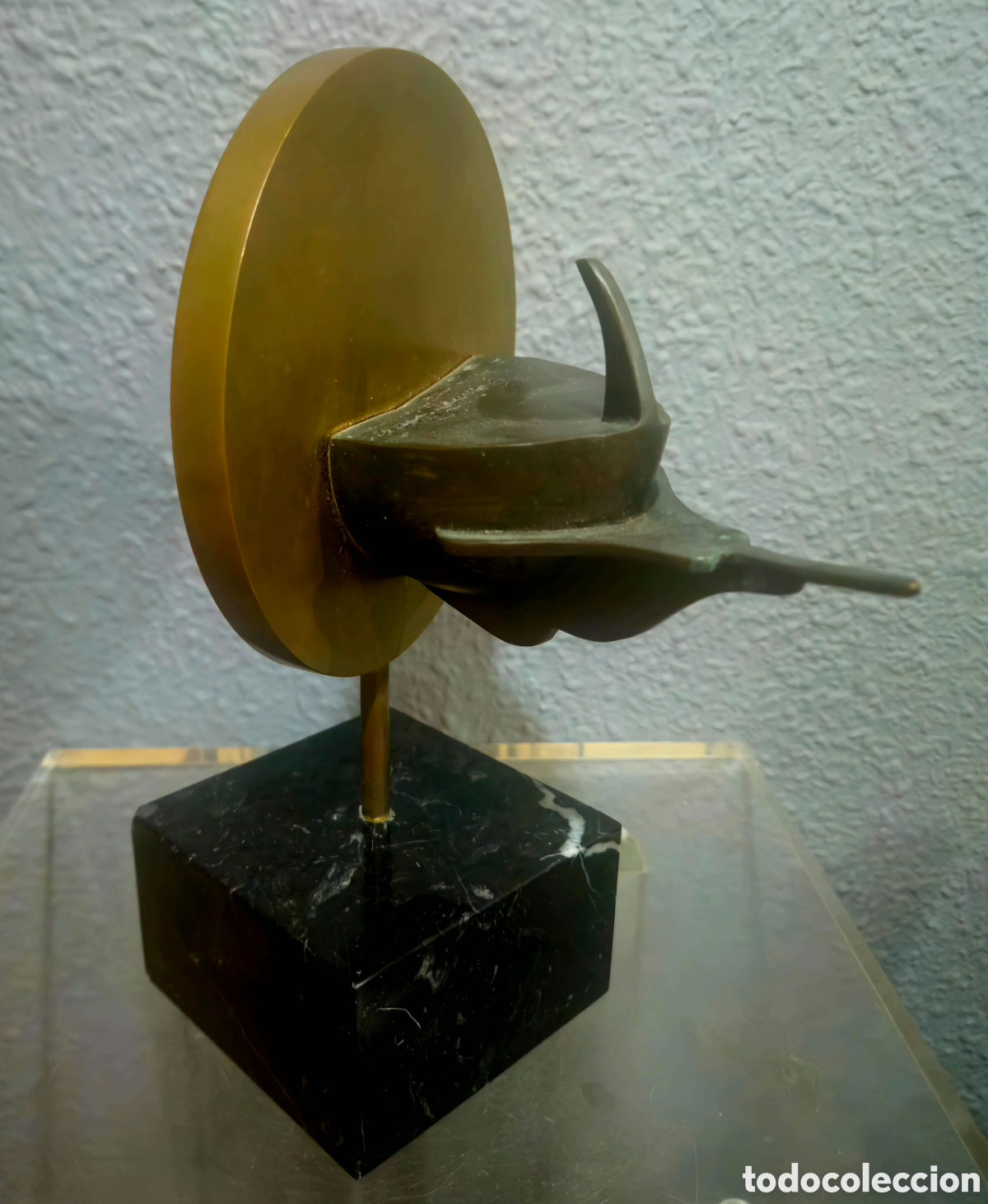 Arte: Jaime Pimentel (V&eacute;lez M&aacute;laga 1933) magnifica escultura bronce, Jabega, firmada.