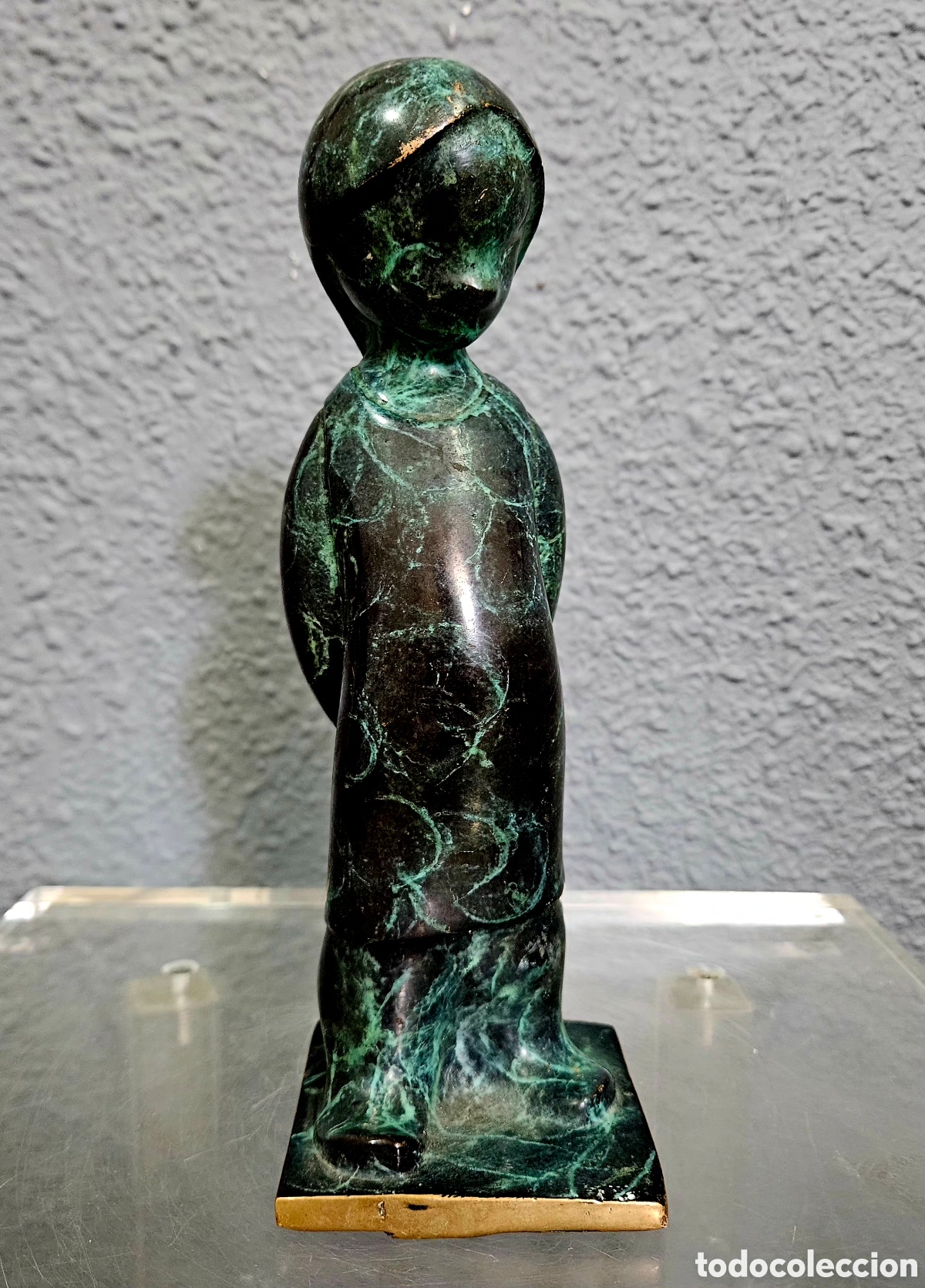 Arte: Marino Amaya () preciosa y magn&iacute;fica escultura bronce, ni&ntilde;a, numerada y firmada.