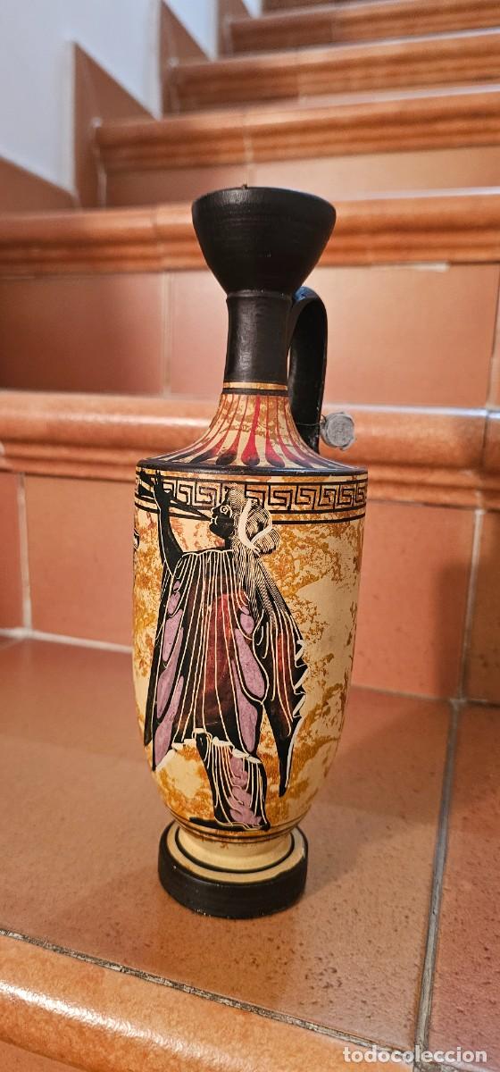 Arte: Preciosa copia museo &aacute;nfora griega con sello plomo