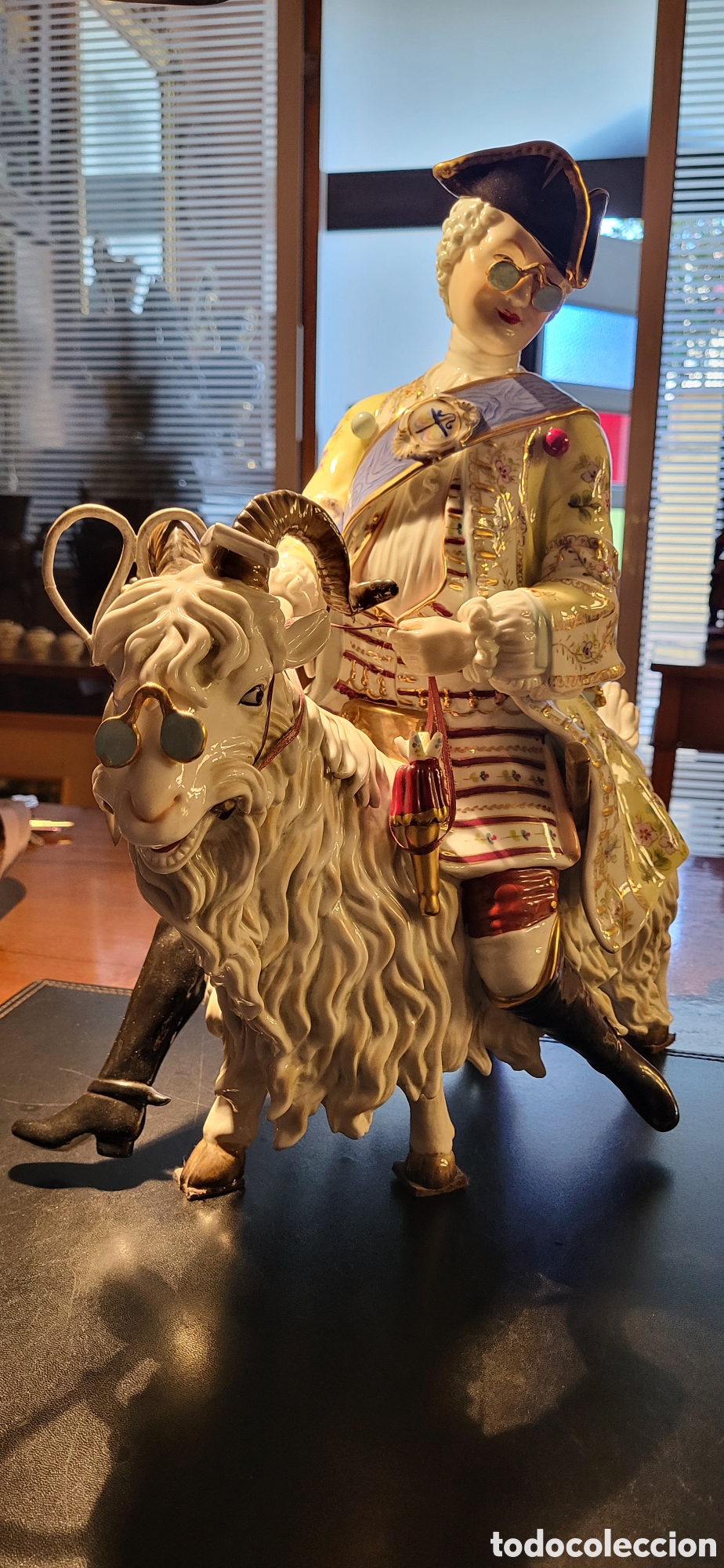 Arte: PORCELANA ALEMANA &rdquo;SASTRE CON CABRA&rdquo;